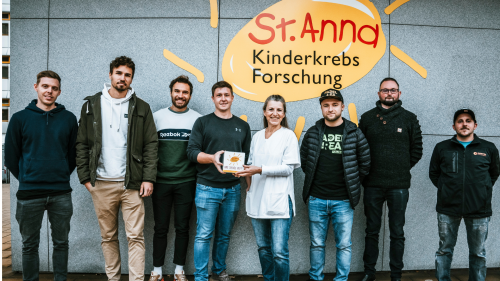 Spendenübergabe im St. Anna Kinderspital