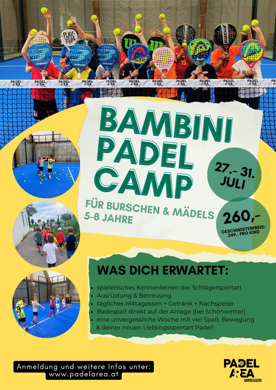 BAMBINI CAMP von 27. Juli - 31. Juli 2026